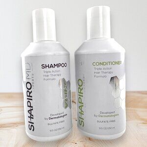 Shapiro MD Triple Action Hair Therapy Formula Shampoo & Conditioner 9.5 oz.